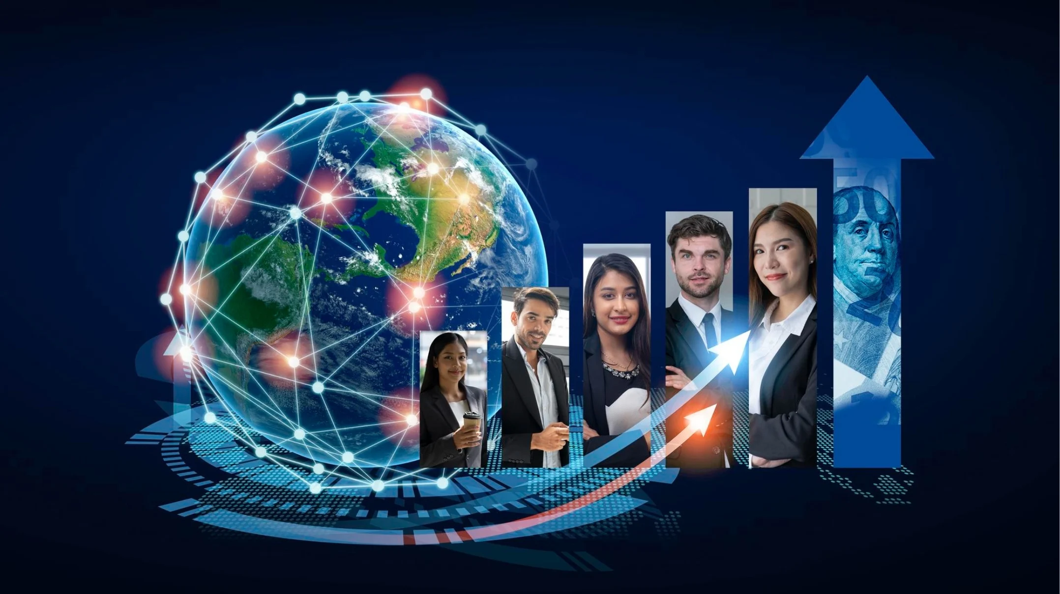 Student working on laptop